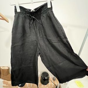 Aritzia Wilfred - Black Nanterre Wide Leg Pant